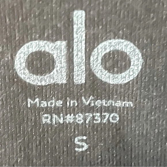 Alo Yoga High Waist Moto Leggings, Black/Black Glossy, Women’s Small - Picture 11 of 12